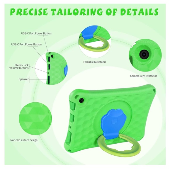 Fire HD 10 Tablet Case (2021 Released) 11th Generation and Fire HD 10 Plus Case - Picture 4 of 10